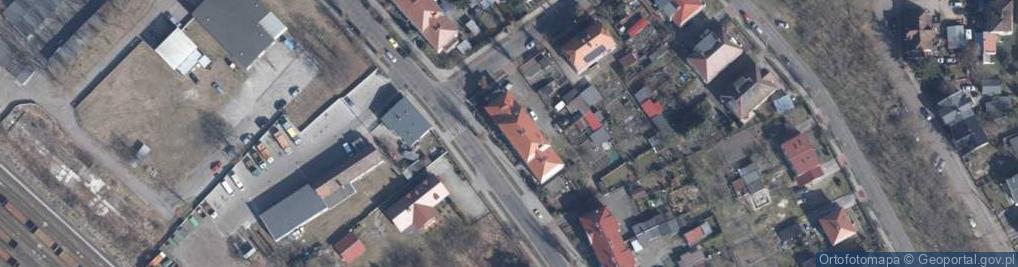 Zdjęcie satelitarne Kolejowa ul.