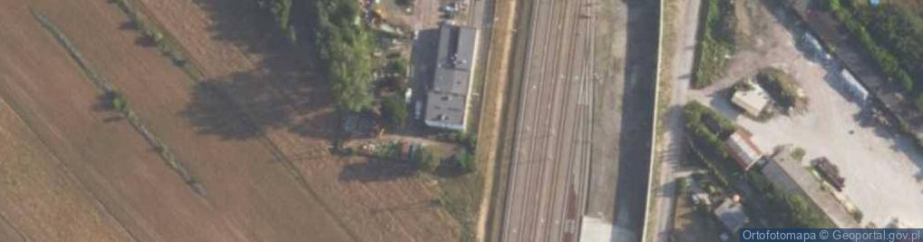 Zdjęcie satelitarne Kolejowa ul.
