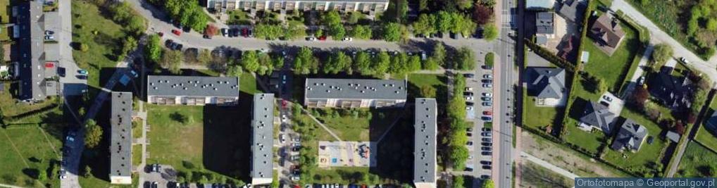 Zdjęcie satelitarne Kossaka Juliusza ul.