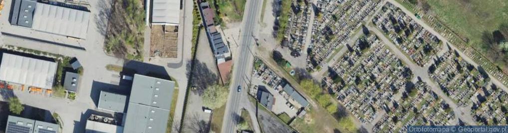 Zdjęcie satelitarne Konstantynowska ul.