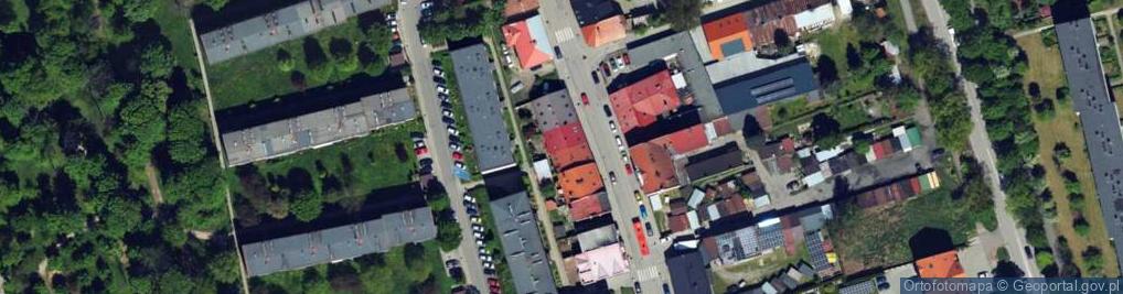 Zdjęcie satelitarne Komorowskich ul.