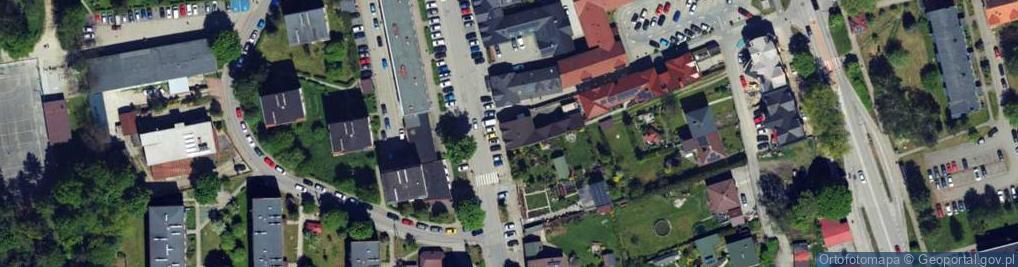 Zdjęcie satelitarne Komorowskich ul.