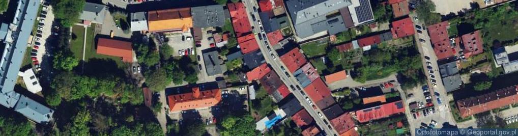 Zdjęcie satelitarne Komorowskich ul.