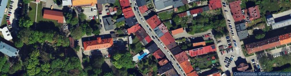 Zdjęcie satelitarne Komorowskich ul.