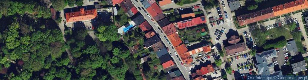 Zdjęcie satelitarne Komorowskich ul.