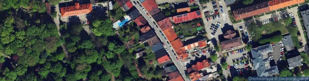 Zdjęcie satelitarne Komorowskich ul.