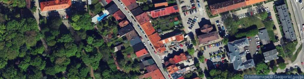 Zdjęcie satelitarne Komorowskich ul.