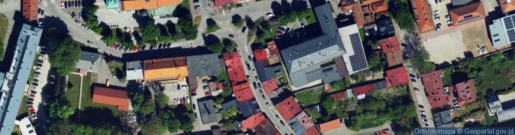 Zdjęcie satelitarne Komorowskich ul.