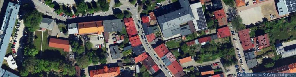 Zdjęcie satelitarne Komorowskich ul.