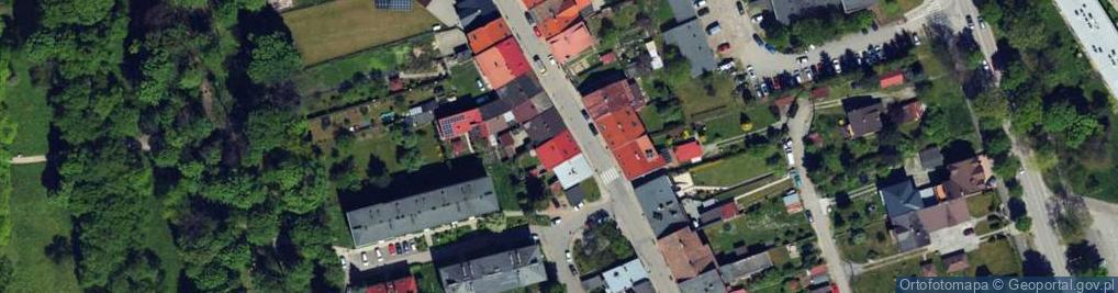Zdjęcie satelitarne Komorowskich ul.