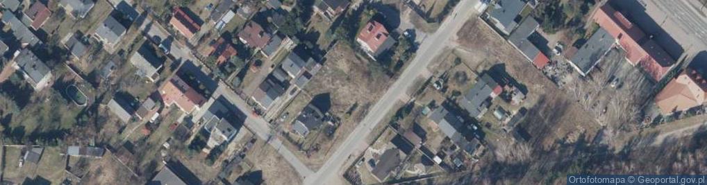 Zdjęcie satelitarne Krzywa ul.
