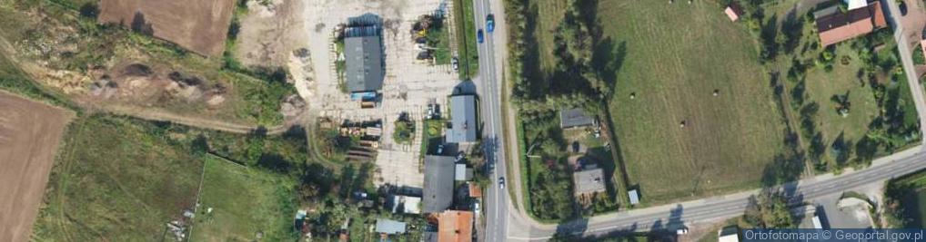 Zdjęcie satelitarne Krajowa ul.