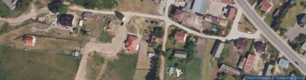 Zdjęcie satelitarne Krzywa ul.