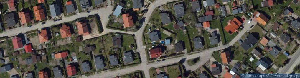 Zdjęcie satelitarne Krzywa ul.