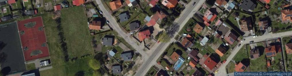 Zdjęcie satelitarne Krzywa ul.