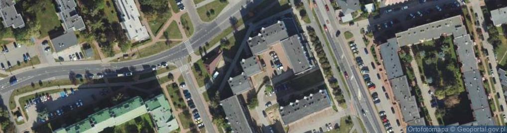 Zdjęcie satelitarne Królowej Jadwigi ul.