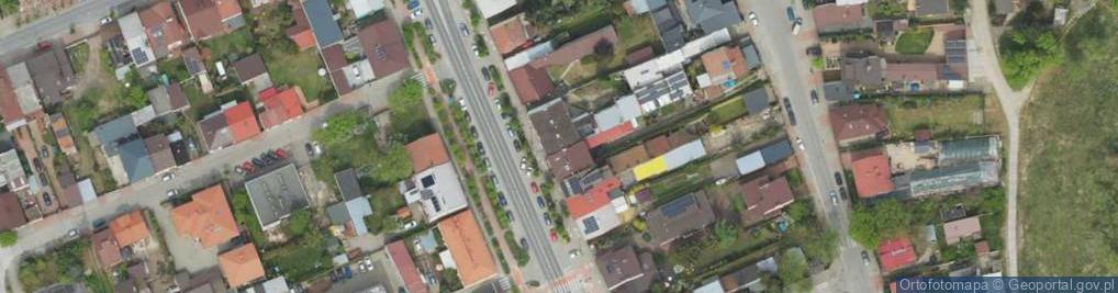 Zdjęcie satelitarne Krakowska ul.