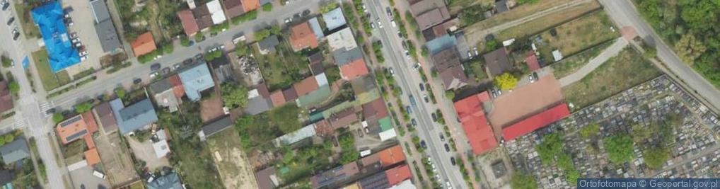 Zdjęcie satelitarne Krakowska ul.