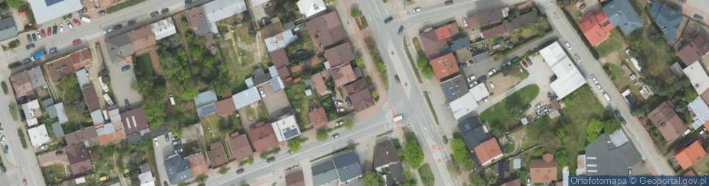 Zdjęcie satelitarne Krakowska ul.