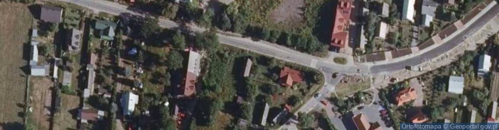 Zdjęcie satelitarne Krzyże ul.