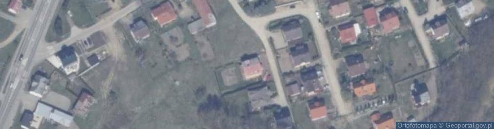 Zdjęcie satelitarne Krzywa ul.