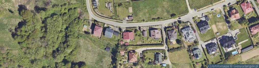 Zdjęcie satelitarne Kręta ul.