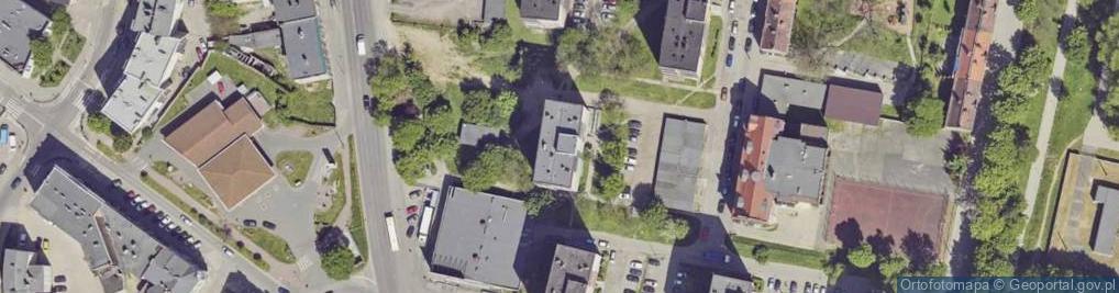 Zdjęcie satelitarne Królowej Jadwigi ul.