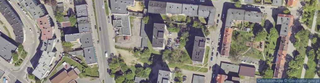 Zdjęcie satelitarne Królowej Jadwigi ul.