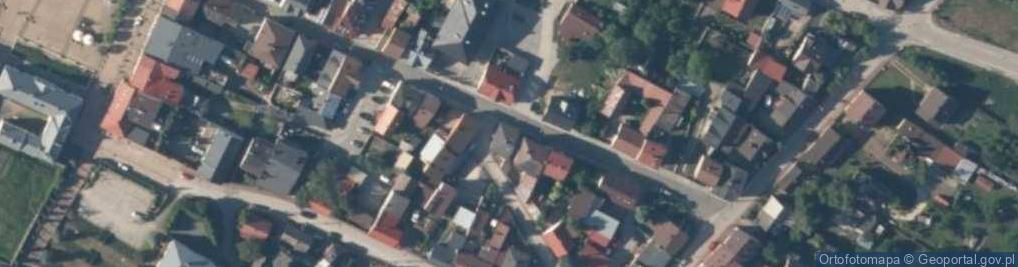 Zdjęcie satelitarne Krzywa ul.