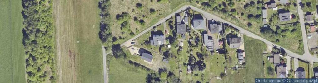 Zdjęcie satelitarne Krzywa ul.