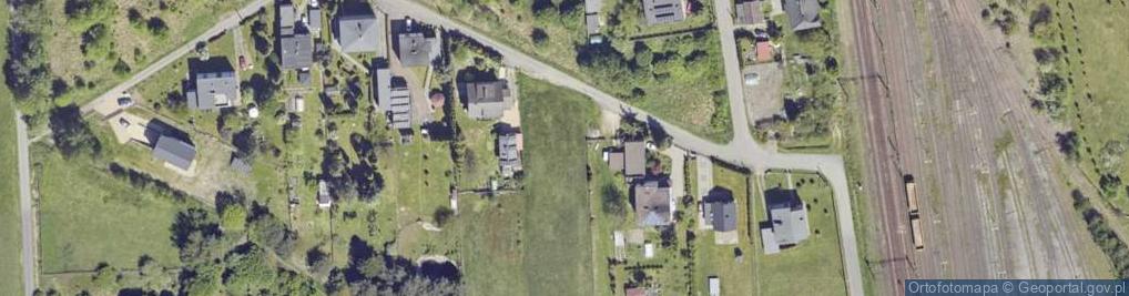 Zdjęcie satelitarne Krzywa ul.