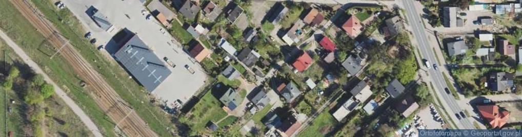 Zdjęcie satelitarne Krzywa ul.