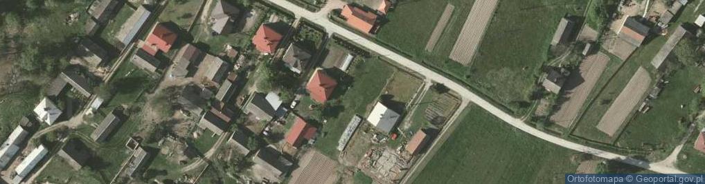 Zdjęcie satelitarne Krzywa ul.