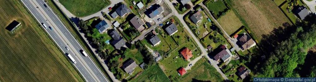 Zdjęcie satelitarne Kręta ul.
