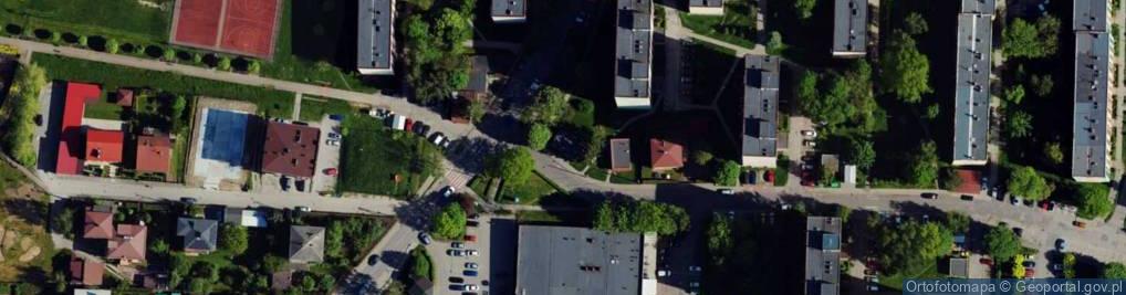 Zdjęcie satelitarne Krzanowskiego Andrzeja ul.