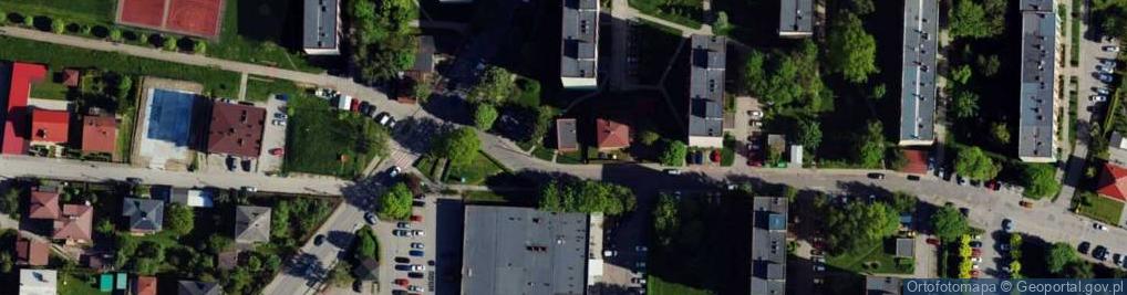 Zdjęcie satelitarne Krzanowskiego Andrzeja ul.