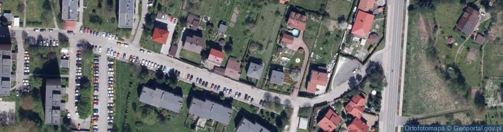 Zdjęcie satelitarne Krzanowskiego Andrzeja ul.