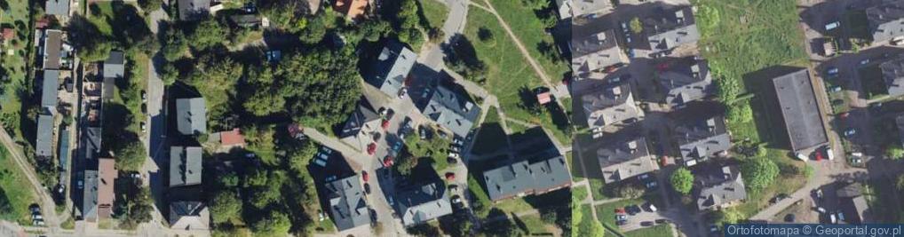 Zdjęcie satelitarne Krzywa ul.