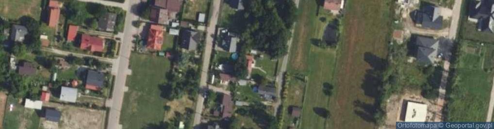 Zdjęcie satelitarne Krzywa ul.