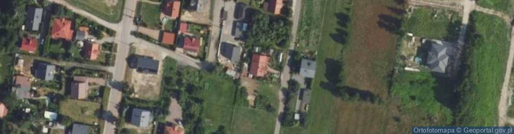 Zdjęcie satelitarne Krzywa ul.