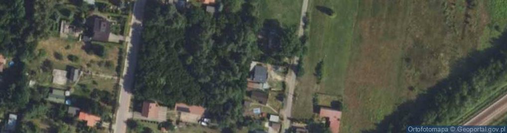 Zdjęcie satelitarne Krzywa ul.