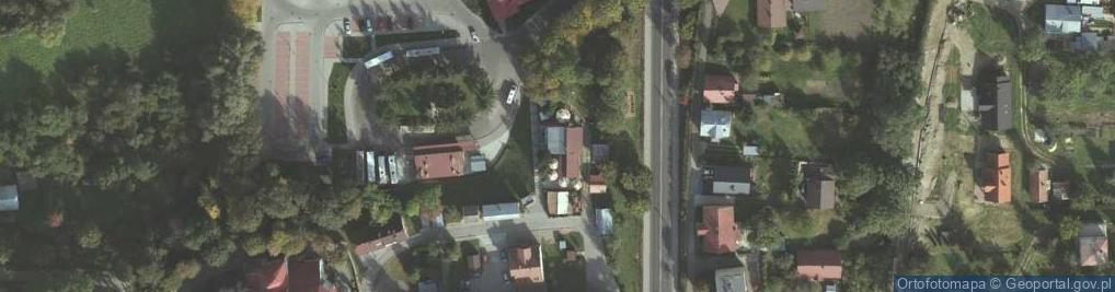Zdjęcie satelitarne Krzywa ul.