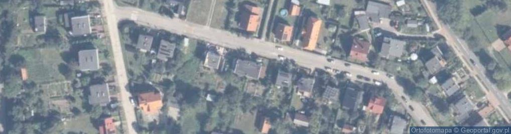 Zdjęcie satelitarne Krzywa ul.