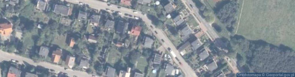 Zdjęcie satelitarne Krzywa ul.