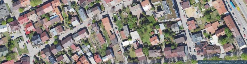 Zdjęcie satelitarne Krzywa ul.
