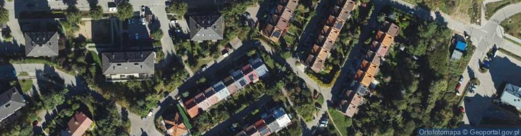 Zdjęcie satelitarne Królowej Jadwigi ul.