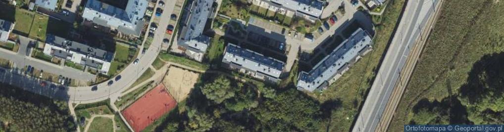 Zdjęcie satelitarne Królewskie Wzgórze ul.