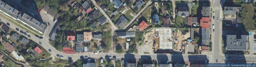Zdjęcie satelitarne Krawiecka ul.