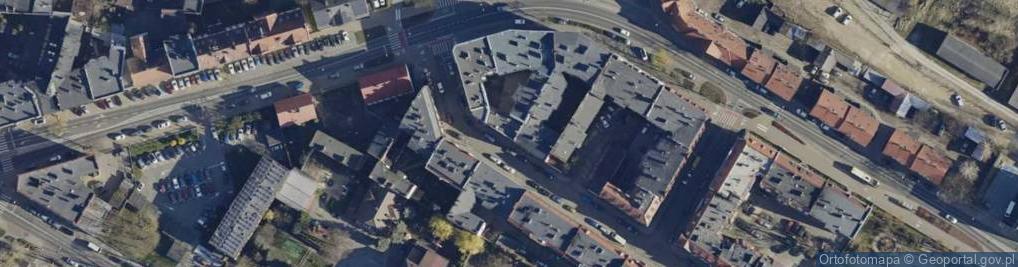 Zdjęcie satelitarne Królowej Jadwigi ul.