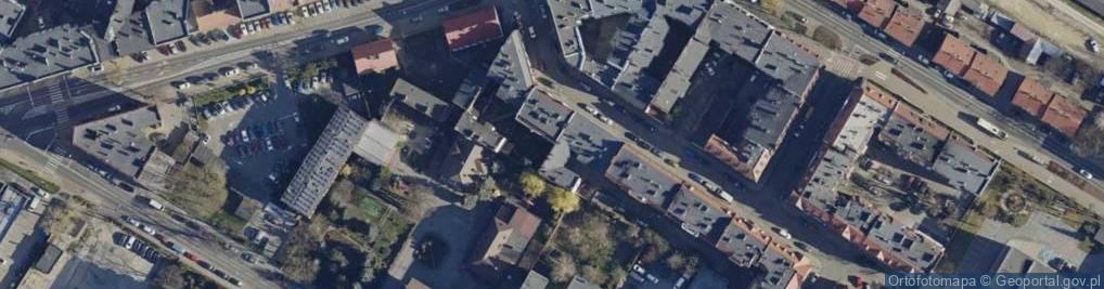 Zdjęcie satelitarne Królowej Jadwigi ul.